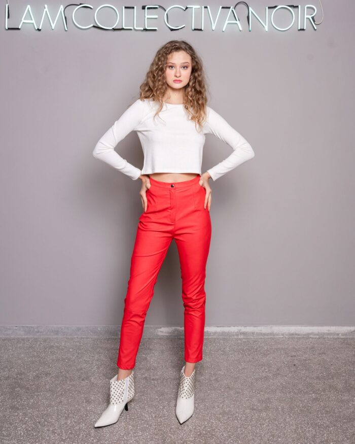 3kF_vbTw COLLECTIVA NOIR Mandi pants Red - Image 1