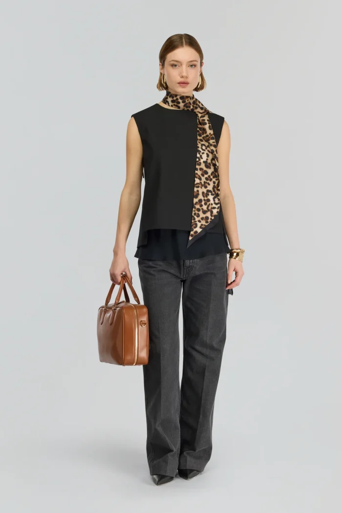 SEMICOUTURE  Waistcoat giannina  Black - Image 3