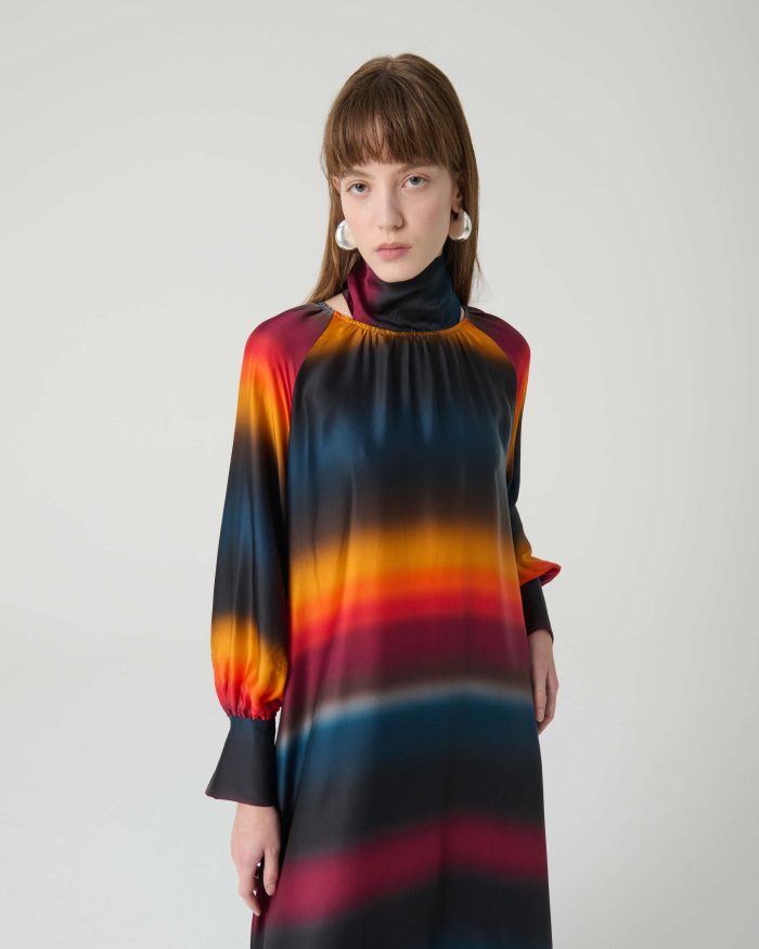 50269@3000x3000 BEATRICE PRINTED VISCOSE DRESSPrinted viscose dress Vivid orange - Image 2