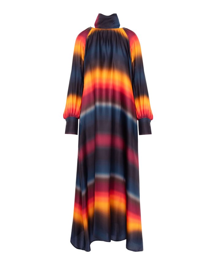 50523@3000x3000 BEATRICE PRINTED VISCOSE DRESSPrinted viscose dress Vivid orange - Image 4