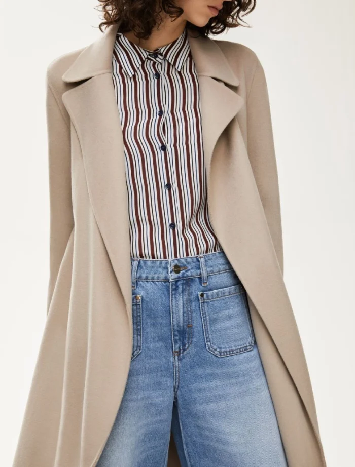 i BLUES  Double-breasted coat Sand - Image 3