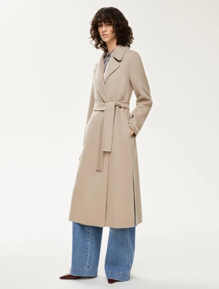 i BLUES  Double-breasted coat Sand - Image 4