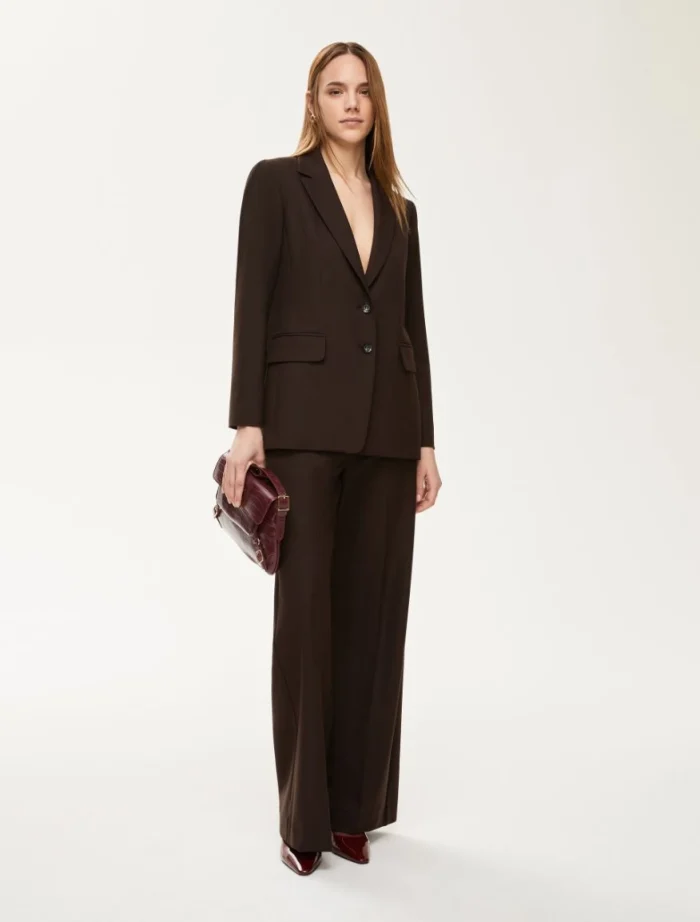 7046115102006-c-quark_normal i BLUES Figure skimming blazer Dark brown - Image 3