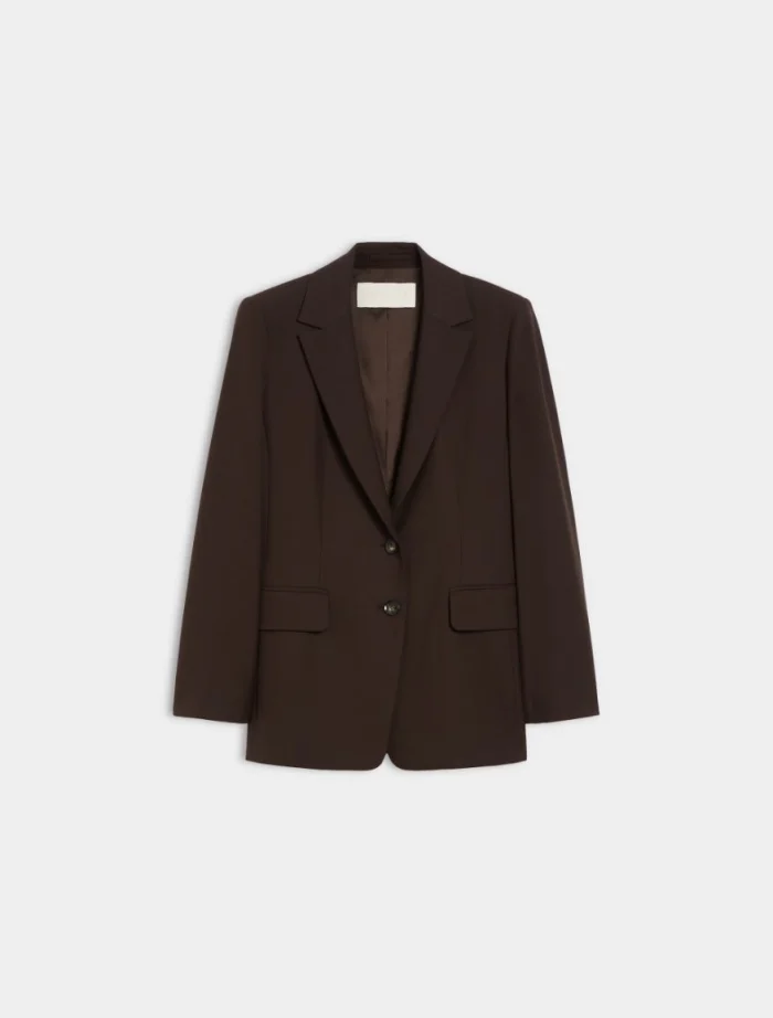 7046115102006-w-quark_normal i BLUES Figure skimming blazer Dark brown - Image 4