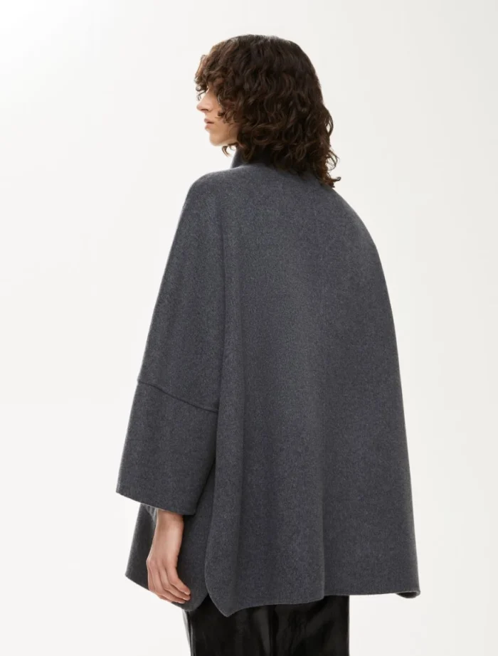 7086025102003-b-brunner_normal i BLUES Cape jacket Melange Grey - Image 2