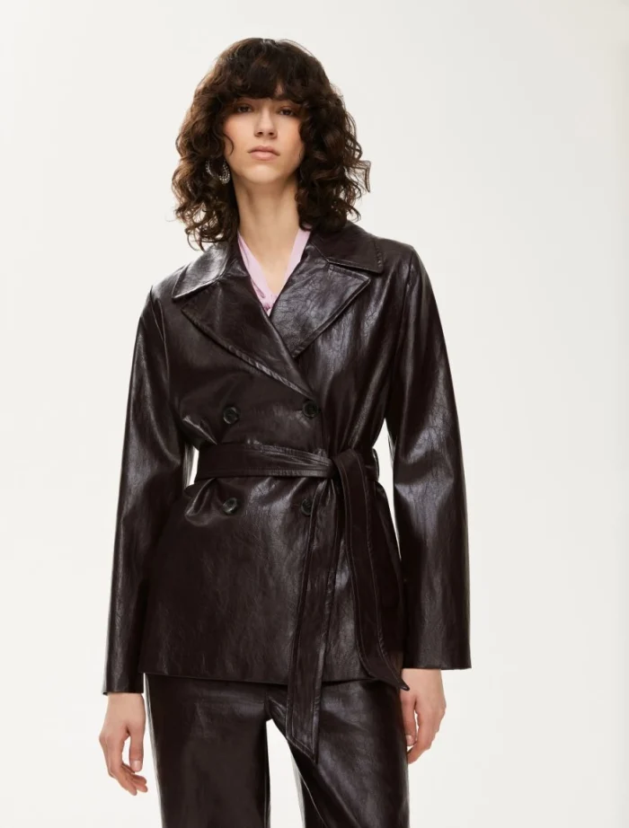 7086065102001-a-trench_normal i BLUES Straight-fit jacket Bordeaux - Image 1