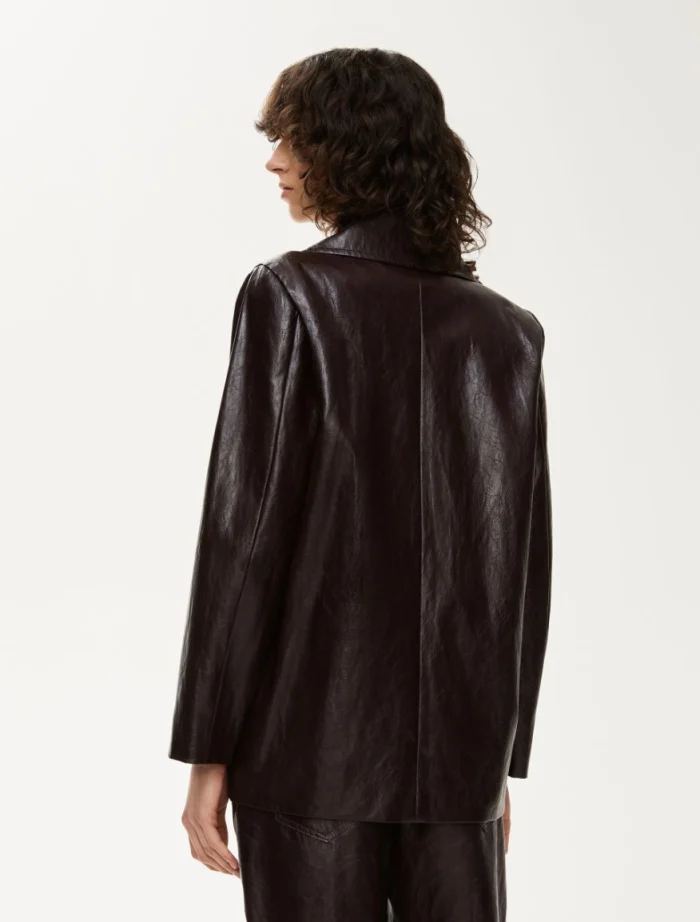 7086065102001-b-trench_normal i BLUES Straight-fit jacket Bordeaux - Image 2
