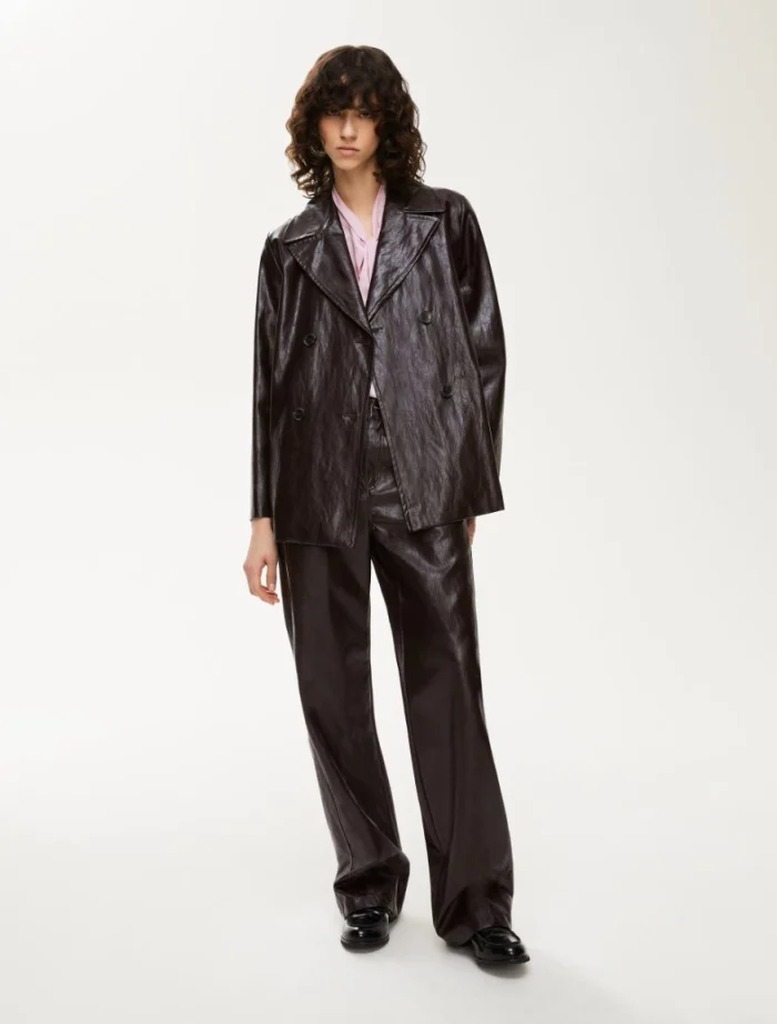 7086065102001-d-trench_normal i BLUES Straight-fit jacket Bordeaux - Image 3