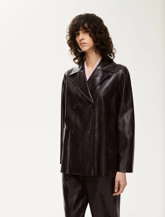 7086065102001-g-trench_normal i BLUES Straight-fit jacket Bordeaux - Image 5