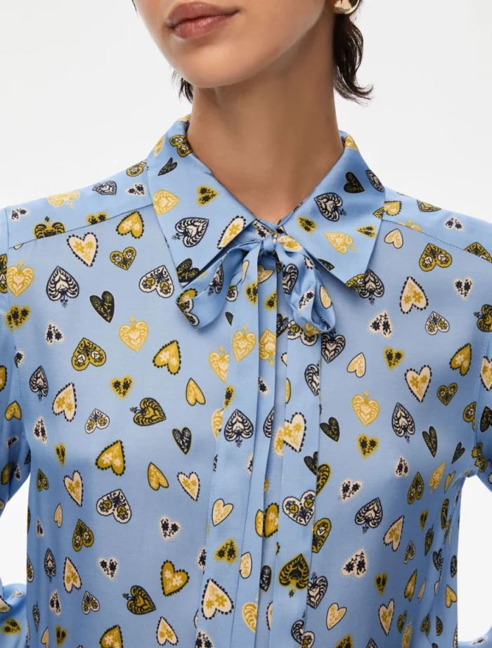 i BLUES Printed shirt Light blue - Image 3