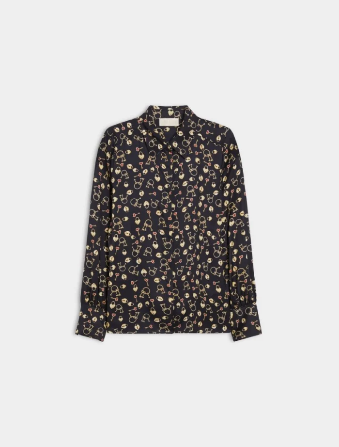 i BLUES Printed shirt Navy - Image 5
