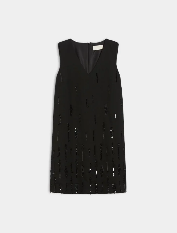 i BLUES Embroidered dress  Black - Image 5