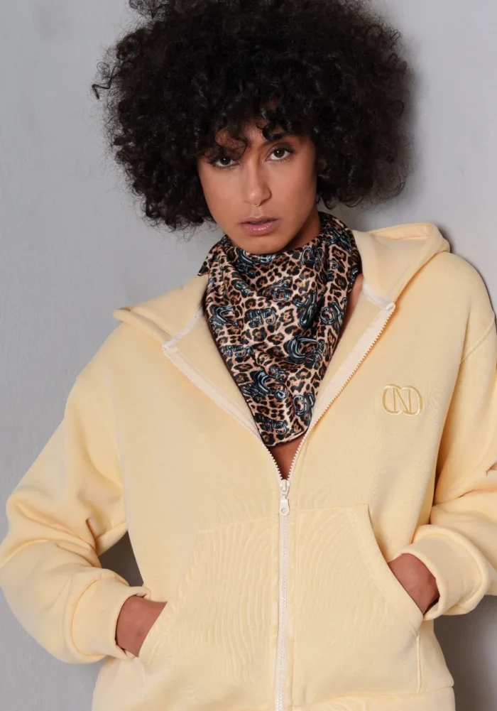 COLLECTIVA NOIR Futurisma mini scraf Brown - Image 2