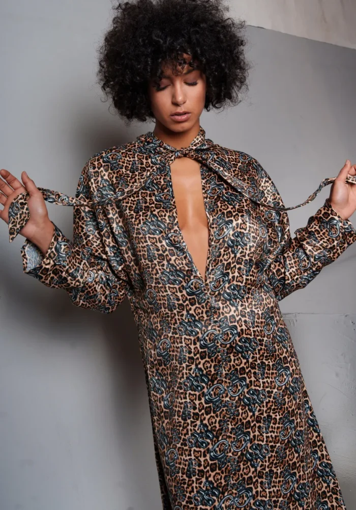 COLLECTIVA NOIR Ruria dress Brown - Image 2