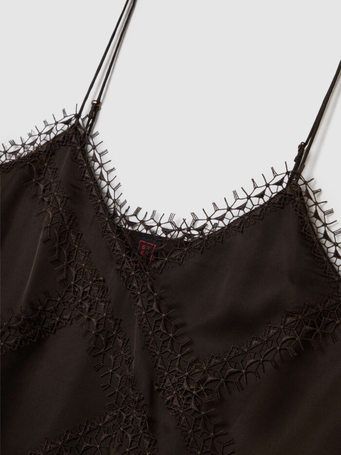 STEFANEL Brown Slim Fit Pure Viscose Blouse - Image 4