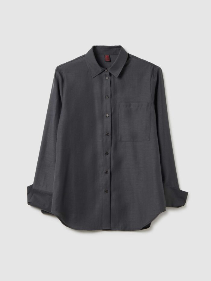 STEFANEL Regular Fit Shirt Grey - Image 6