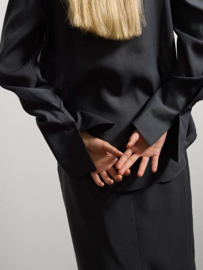 STEFANEL Regular Fit Shirt Grey - Image 4