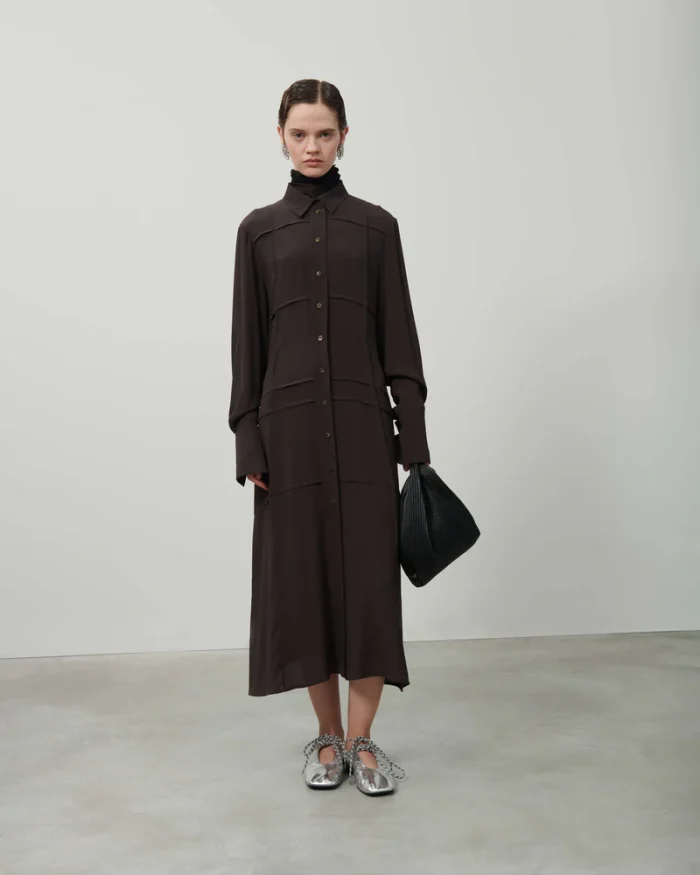 BEATRICE Micro Borsa In Eco-Pelle Plissettata Black - Image 2