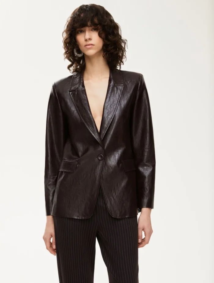 i BLUES Straight-it blazer Bordeaux - Image 2