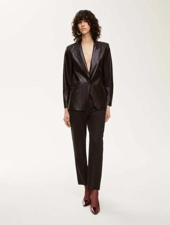 i BLUES Straight-it blazer Bordeaux - Image 3