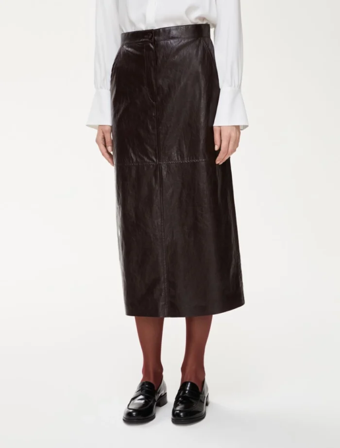 i BLUES A-Line skirt Bordeaux - Image 2