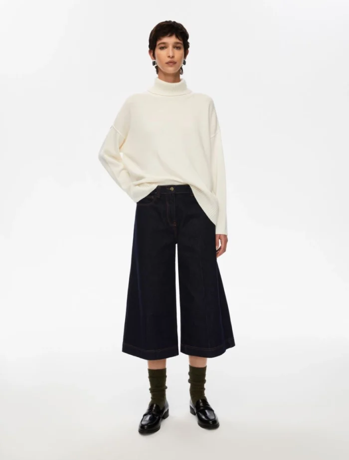 7136035202001-d-fazione_normal i BLUES Cropped trousers Blue jeans - Image 1