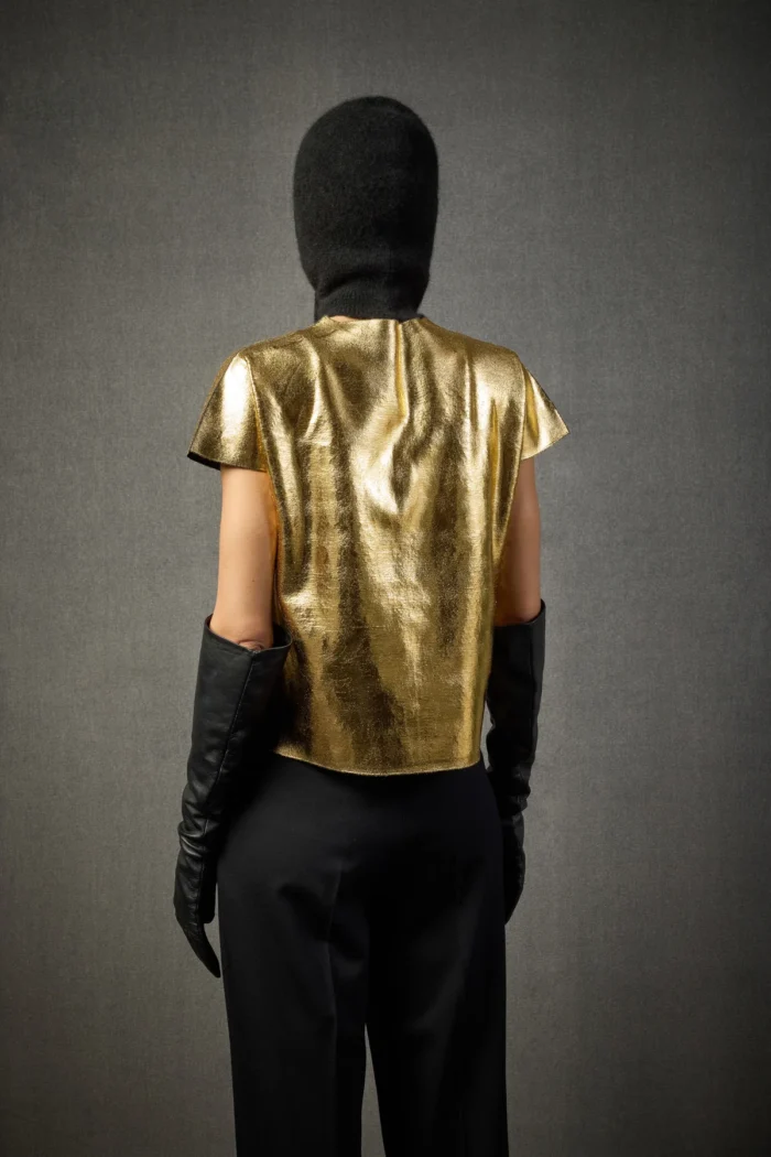 LIVIANA CONTI Lena sweater Gold - Image 3