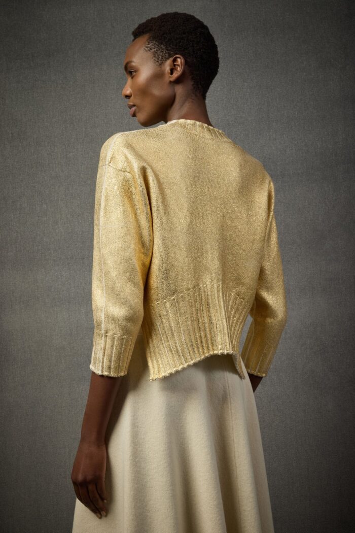 LIVIANA CONTI Sibilla sweater Gold - Image 4