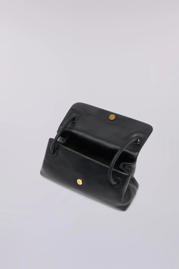 TRUSSARDI Medium Orbita shoulder bag in nappa leather Black - Image 3