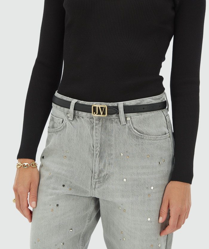 JOSH-V Dorissa Logo BLACK-ECRU - Image 4