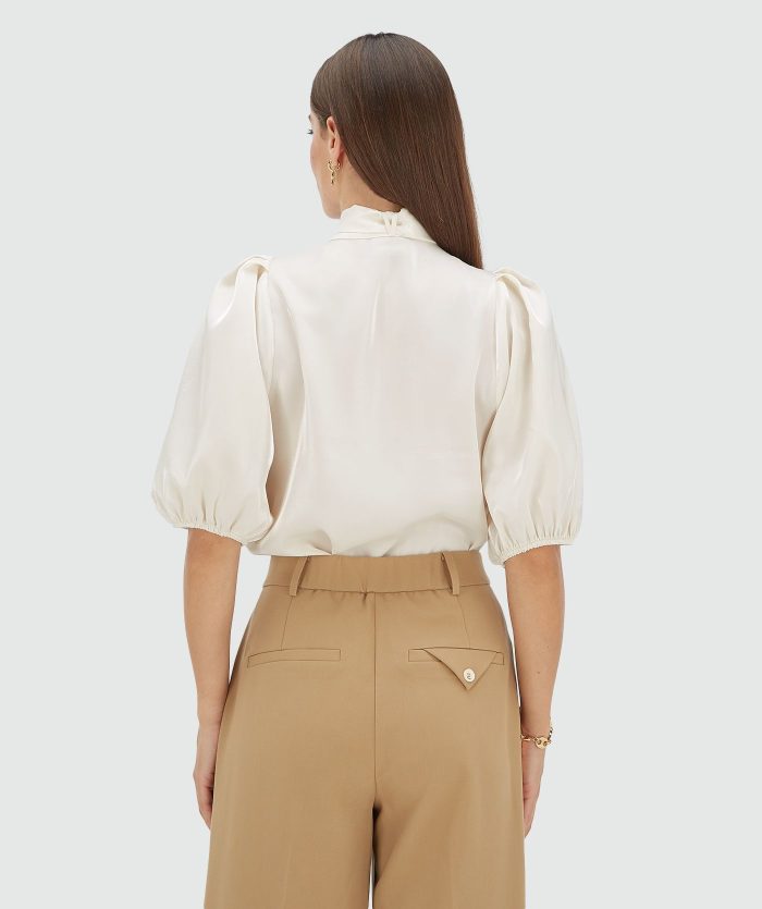 JOSH-V Sylvia Regular Fit Blouse – Creme White - Image 5
