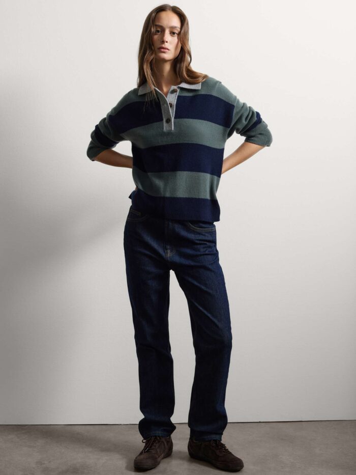 003567217_SL STEFANEL Denim Regular Fit Jeans Dark blue - Image 1