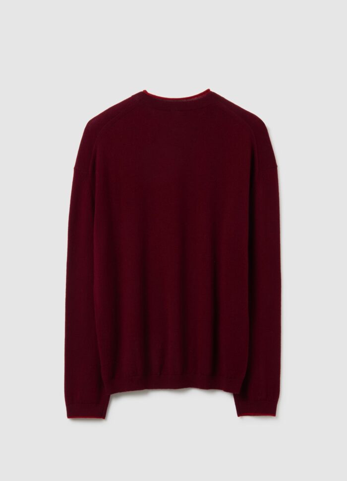 STEFANEL  Oversized pure wool jumper Red - Image 6