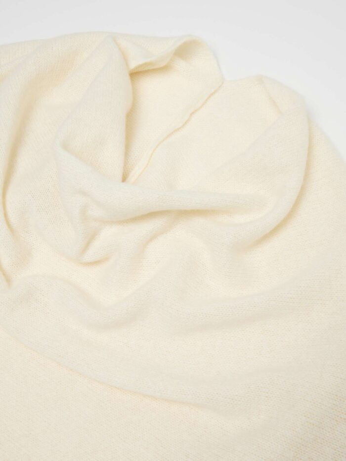 STEFANEL Wool blend cape White - Image 3