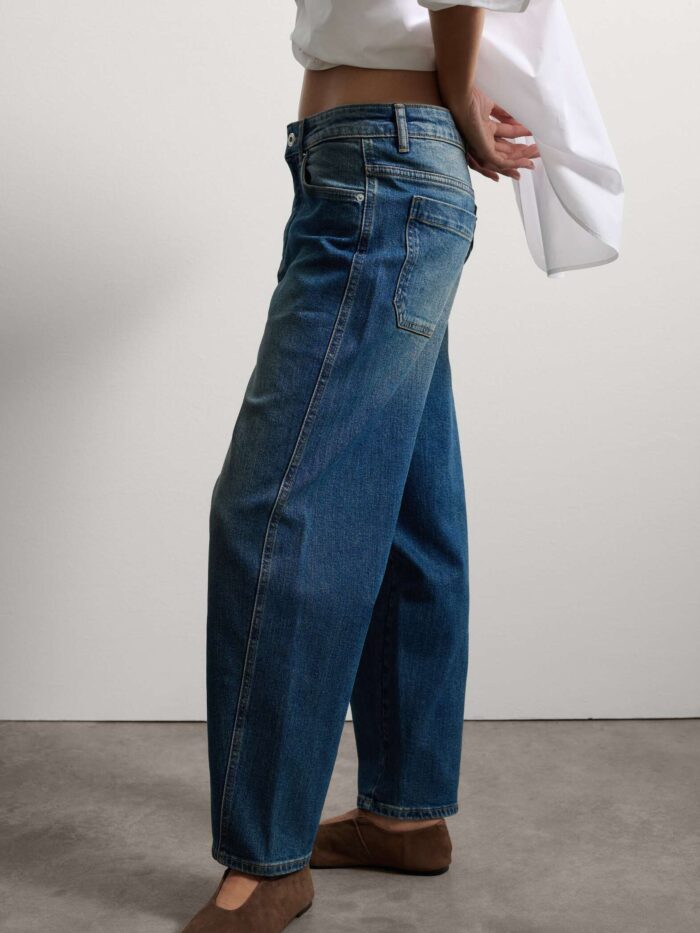 STEFANEL Balloon fit denim jeans Blue - Image 3