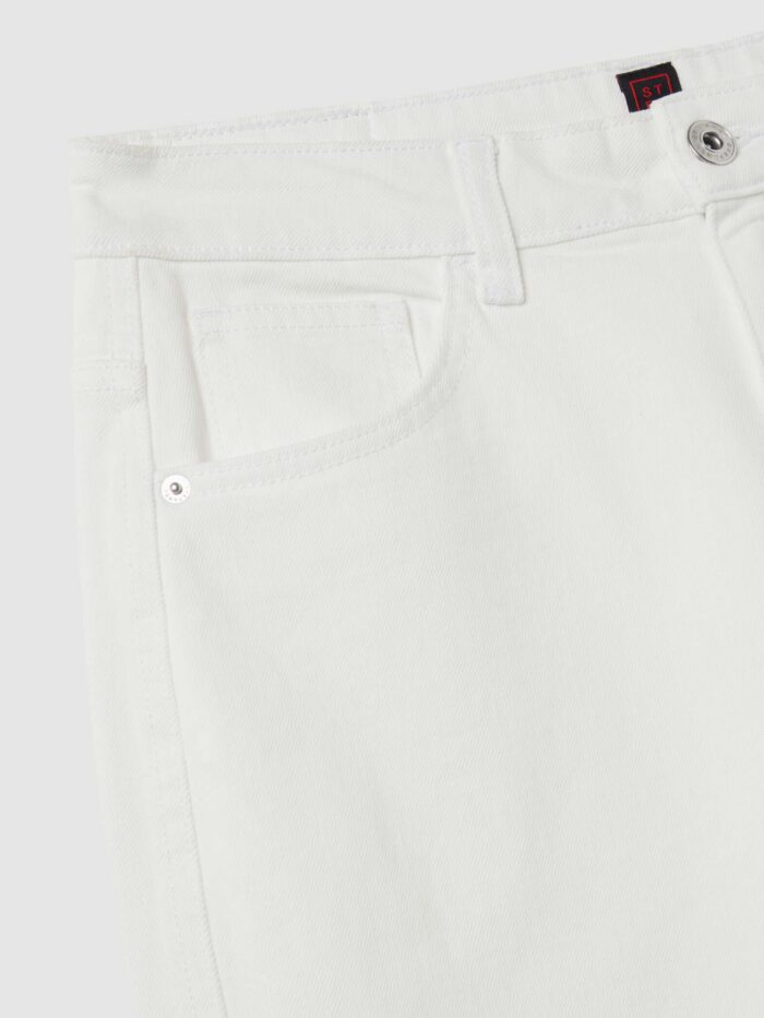 STEFANEL Jeans in denim balloon fit Optical white - Image 4