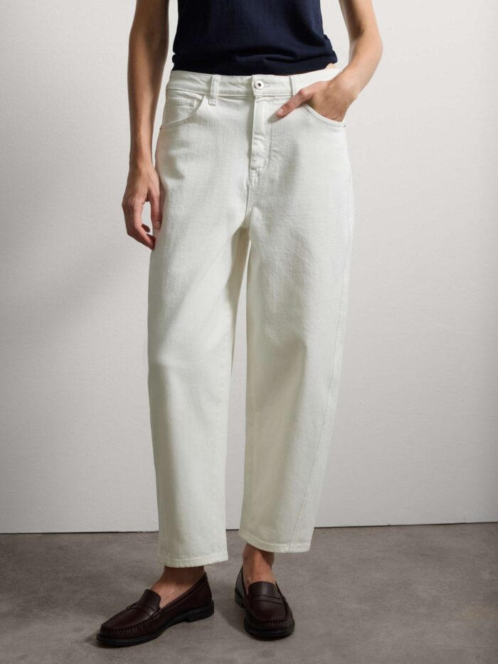 STEFANEL Jeans in denim balloon fit Optical white - Image 2