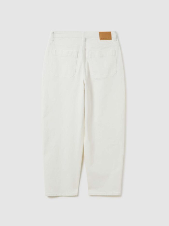 STEFANEL Jeans in denim balloon fit Optical white - Image 7