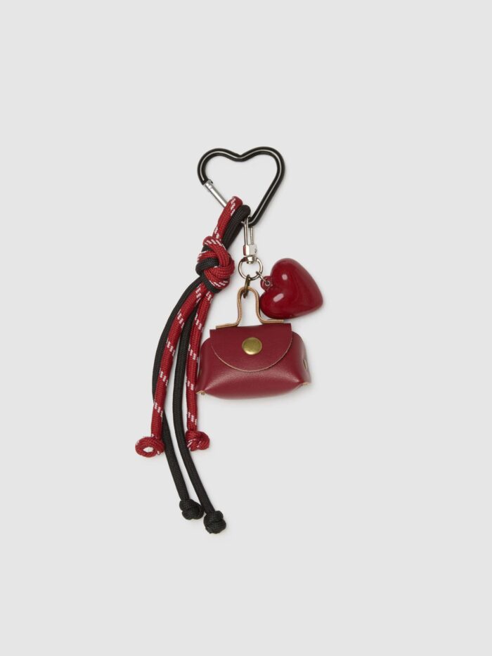 STEFANEL keychain Red & Black - Image 1