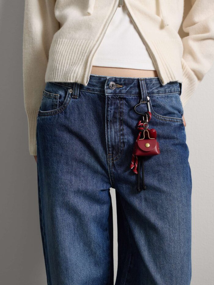 STEFANEL keychain Red & Black - Image 3