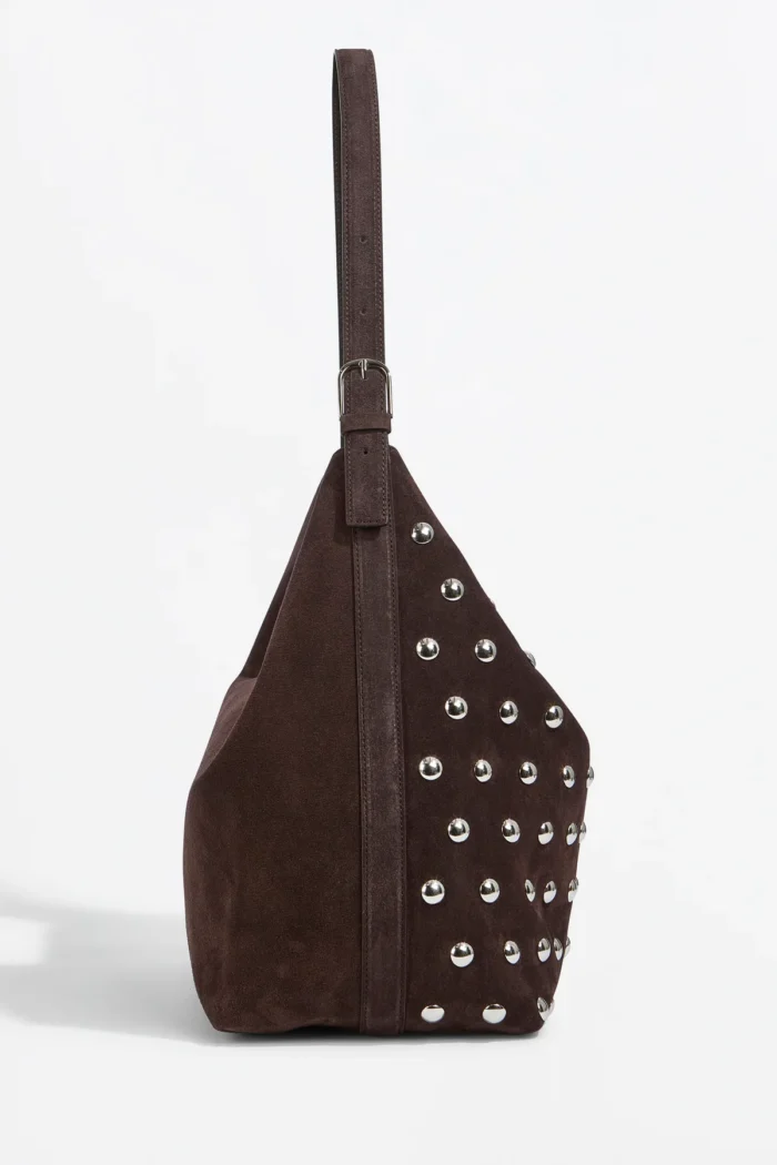 LIVIANA CONTI Studded sholder bag Brown - Image 2