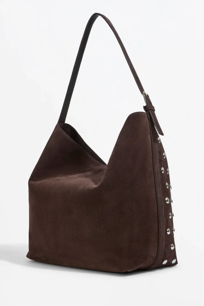 LIVIANA CONTI Studded sholder bag Brown - Image 3