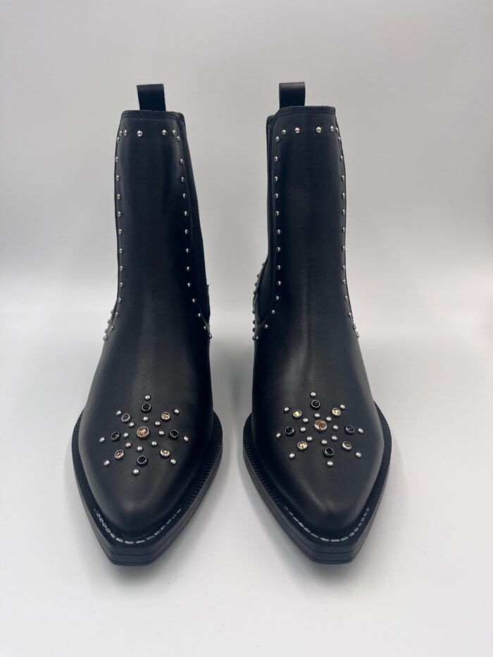 image2 (6) SO CHIC BY VSK Jade Western Leather Boots Black - Image 1