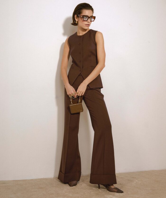 kiro_dark-brown_jv-2508-0111-584_fall-25-drop-2_add_401 JOSH-V Kiro fitted gilet Brown - Image 5