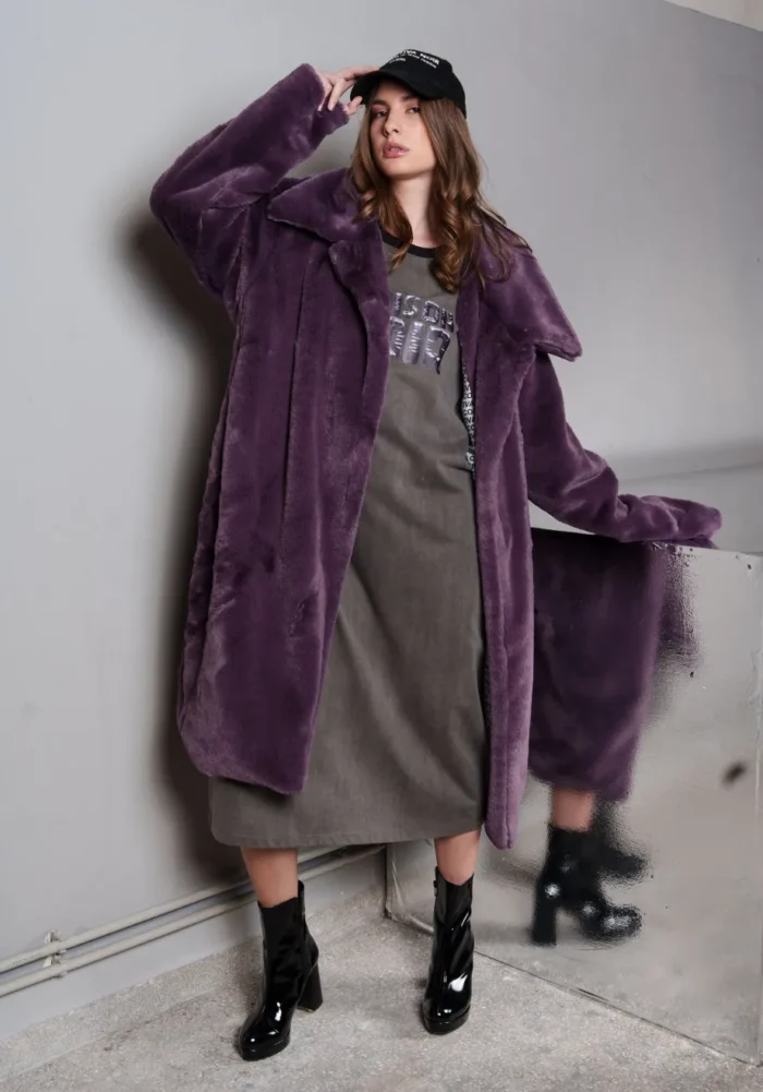 london_fur_coat_purple_3-920x1316w COLLECTIVA NOIR London fur coat Purple - Image 1