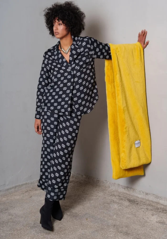 COLLECTIVA NOIR Maison pj set Black - Image 2