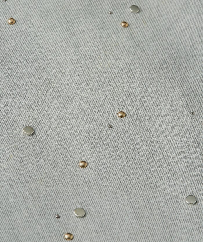 JOSH-V Phebe mid rise jeans met studs Grey denim - Image 3