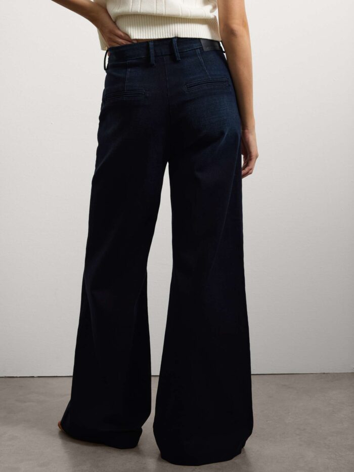STEFANEL Wide-leg denim jeans Blue - Image 5