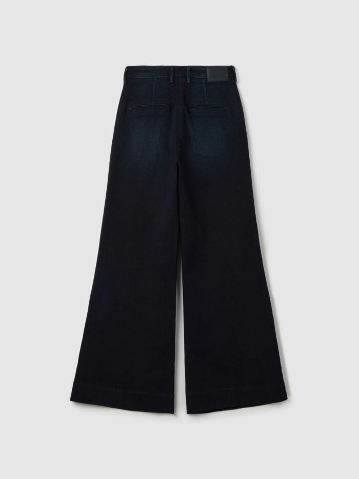 STEFANEL Wide-leg denim jeans Blue - Image 7