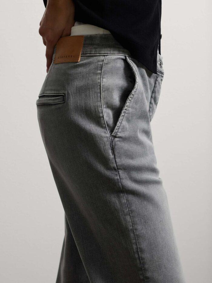 STEFANEL Regular fit denim jeans Grey - Image 3